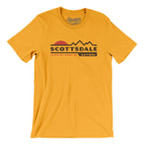Scottsdale Mountain Sunset Men/Unisex T-Shirt-Gold-Allegiant Goods Co. Vintage Sports Apparel
