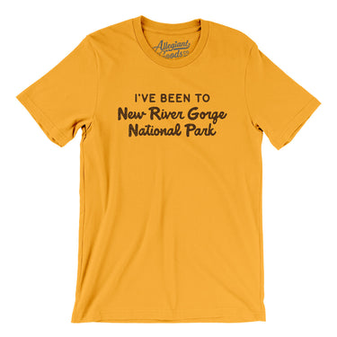 I've Been To New River Gorge National Park Men/Unisex T-Shirt-Allegiant Goods Co. Vintage Sports Apparel