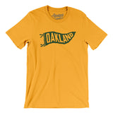 Oakland Pennant Men/Unisex T-Shirt-Allegiant Goods Co. Vintage Sports Apparel