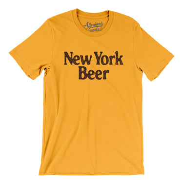 New York Beer Men/Unisex T-Shirt-Allegiant Goods Co. Vintage Sports Apparel