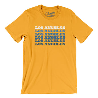 Los Angeles Repeat Men/Unisex T-Shirt-Allegiant Goods Co. Vintage Sports Apparel