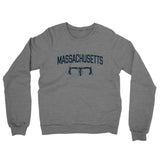 Massachusetts Cycling in Graphite Heather Color