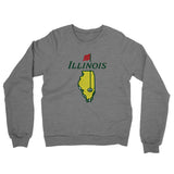 Illinois Golf Midweight French Terry Crewneck Sweatshirt-Allegiant Goods Co. Vintage Sports Apparel