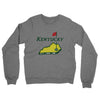 Kentucky Golf Midweight French Terry Crewneck Sweatshirt-Graphite Heather-Allegiant Goods Co. Vintage Sports Apparel