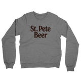 St. Pete Beer Midweight French Terry Crewneck Sweatshirt-Allegiant Goods Co. Vintage Sports Apparel