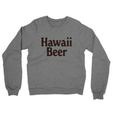 Hawaii Beer Midweight French Terry Crewneck Sweatshirt-Allegiant Goods Co. Vintage Sports Apparel