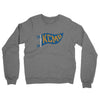 Kcmo Pennant Midweight French Terry Crewneck Sweatshirt-Graphite Heather-Allegiant Goods Co. Vintage Sports Apparel