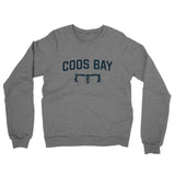 Coos Bay Cycling Midweight French Terry Crewneck Sweatshirt-Graphite Heather-Allegiant Goods Co. Vintage Sports Apparel