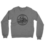California State Quarter Midweight French Terry Crewneck Sweatshirt-Allegiant Goods Co. Vintage Sports Apparel