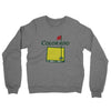 Colorado Golf Midweight French Terry Crewneck Sweatshirt-Graphite Heather-Allegiant Goods Co. Vintage Sports Apparel
