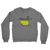 Nebraska Golf Midweight French Terry Crewneck Sweatshirt-Graphite Heather-Allegiant Goods Co. Vintage Sports Apparel