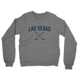 Las Vegas Golf Midweight French Terry Crewneck Sweatshirt-Graphite Heather-Allegiant Goods Co. Vintage Sports Apparel