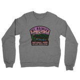 Mt. Rainier National Park Badge Midweight French Terry Crewneck Sweatshirt-Allegiant Goods Co. Vintage Sports Apparel