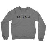 Seattle Friends Midweight French Terry Crewneck Sweatshirt-Allegiant Goods Co. Vintage Sports Apparel