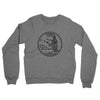 Hawaii State Quarter Midweight French Terry Crewneck Sweatshirt-Graphite Heather-Allegiant Goods Co. Vintage Sports Apparel