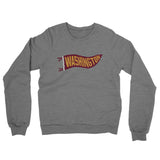 Washington Pennant Midweight French Terry Crewneck Sweatshirt-Allegiant Goods Co. Vintage Sports Apparel