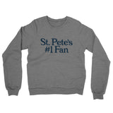 St Pete's Number 1 Fan Midweight French Terry Crewneck Sweatshirt-Allegiant Goods Co. Vintage Sports Apparel
