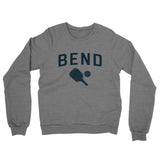 Bend Pickleball Midweight French Terry Crewneck Sweatshirt-Graphite Heather-Allegiant Goods Co. Vintage Sports Apparel