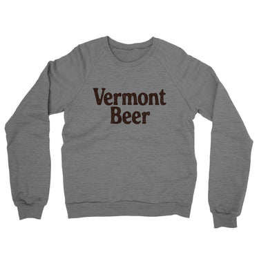 Vermont Beer Midweight French Terry Crewneck Sweatshirt-Allegiant Goods Co. Vintage Sports Apparel