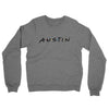 Austin Friends Midweight French Terry Crewneck Sweatshirt-Graphite Heather-Allegiant Goods Co. Vintage Sports Apparel