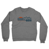 Sierra Vista Mountain Sunset Midweight French Terry Crewneck Sweatshirt-Graphite Heather-Allegiant Goods Co. Vintage Sports Apparel