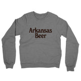 Arkansas Beer Midweight French Terry Crewneck Sweatshirt-Allegiant Goods Co. Vintage Sports Apparel