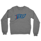 Texas Pennant Midweight French Terry Crewneck Sweatshirt-Allegiant Goods Co. Vintage Sports Apparel