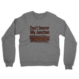 Don't Denver My Junction Midweight French Terry Crewneck Sweatshirt-Graphite Heather-Allegiant Goods Co. Vintage Sports Apparel