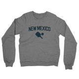 New Mexico Pickleball Midweight French Terry Crewneck Sweatshirt-Graphite Heather-Allegiant Goods Co. Vintage Sports Apparel