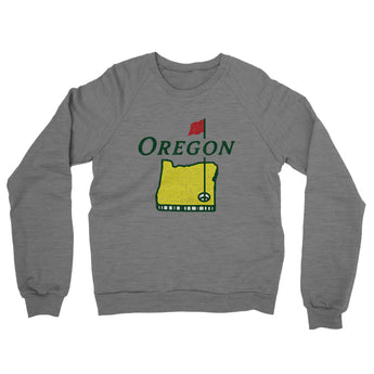 Oregon Golf Midweight French Terry Crewneck Sweatshirt-Allegiant Goods Co. Vintage Sports Apparel