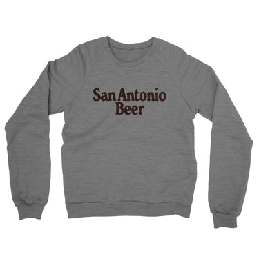 San Antonio Beer Midweight French Terry Crewneck Sweatshirt-Allegiant Goods Co. Vintage Sports Apparel