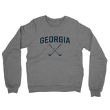 Georgia Golf Midweight French Terry Crewneck Sweatshirt-Graphite Heather-Allegiant Goods Co. Vintage Sports Apparel