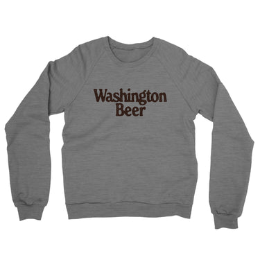 Washington Beer Midweight French Terry Crewneck Sweatshirt-Allegiant Goods Co. Vintage Sports Apparel