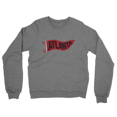 Atlanta Pennant Midweight French Terry Crewneck Sweatshirt-Allegiant Goods Co. Vintage Sports Apparel