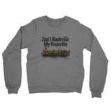 Don't Nashville My Knoxville Midweight French Terry Crewneck Sweatshirt-Graphite Heather-Allegiant Goods Co. Vintage Sports Apparel