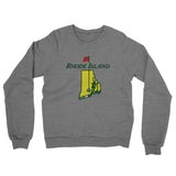 Rhode Island Golf Midweight French Terry Crewneck Sweatshirt-Allegiant Goods Co. Vintage Sports Apparel