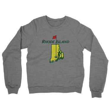Rhode Island Golf Midweight French Terry Crewneck Sweatshirt-Allegiant Goods Co. Vintage Sports Apparel