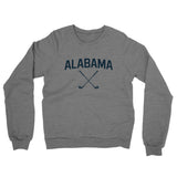 Alabama Golf Midweight French Terry Crewneck Sweatshirt-Graphite Heather-Allegiant Goods Co. Vintage Sports Apparel