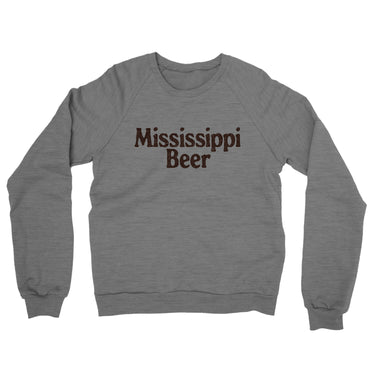 Mississippi Beer Midweight French Terry Crewneck Sweatshirt-Allegiant Goods Co. Vintage Sports Apparel