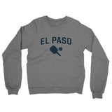 El Paso Pickleball Midweight French Terry Crewneck Sweatshirt-Graphite Heather-Allegiant Goods Co. Vintage Sports Apparel