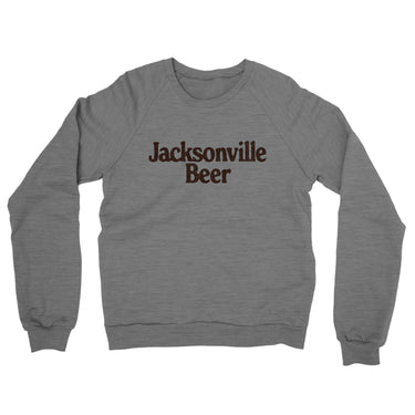 Jacksonville Beer Midweight French Terry Crewneck Sweatshirt-Allegiant Goods Co. Vintage Sports Apparel