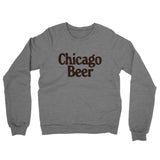 Chicago Beer Midweight French Terry Crewneck Sweatshirt-Allegiant Goods Co. Vintage Sports Apparel
