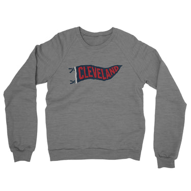 Cleveland Pennant Midweight French Terry Crewneck Sweatshirt-Allegiant Goods Co. Vintage Sports Apparel