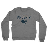 Phoenix Pickleball Midweight French Terry Crewneck Sweatshirt-Graphite Heather-Allegiant Goods Co. Vintage Sports Apparel