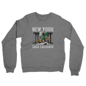 New York Sack Exchange Midweight French Terry Crewneck Sweatshirt-Allegiant Goods Co. Vintage Sports Apparel