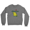 Missouri Golf Midweight French Terry Crewneck Sweatshirt-Graphite Heather-Allegiant Goods Co. Vintage Sports Apparel