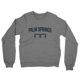 Palm Springs Cycling Midweight French Terry Crewneck Sweatshirt-Graphite Heather-Allegiant Goods Co. Vintage Sports Apparel