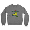 New York Golf Midweight French Terry Crewneck Sweatshirt-Graphite Heather-Allegiant Goods Co. Vintage Sports Apparel
