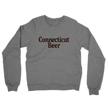 Connecticut Beer Midweight French Terry Crewneck Sweatshirt-Allegiant Goods Co. Vintage Sports Apparel