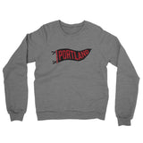 Portland Pennant Midweight French Terry Crewneck Sweatshirt-Allegiant Goods Co. Vintage Sports Apparel